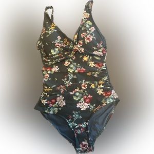 One piece swimsuit tummy control